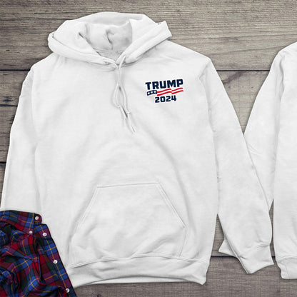 Trump Girl Flag With Crest Hoodie