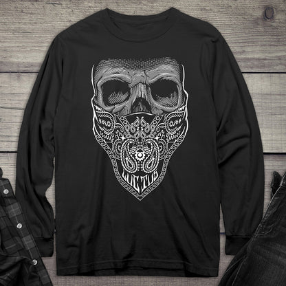 Bandana Skull Long Sleeve Tee