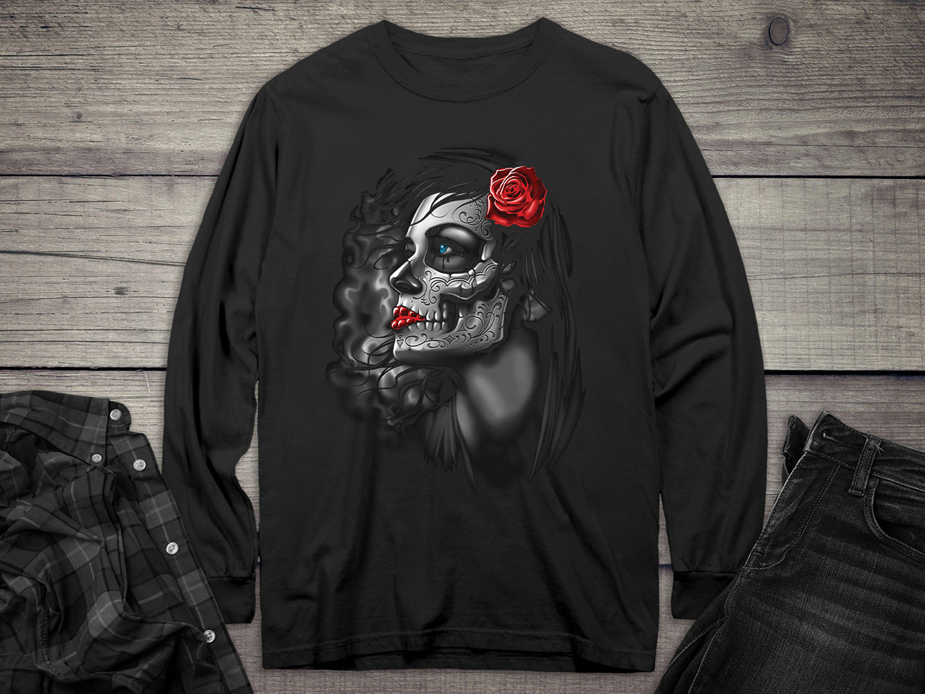 Rose Girl Long Sleeve Tee