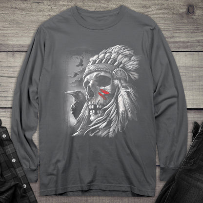 Chief Skull Long Sleeve Tee