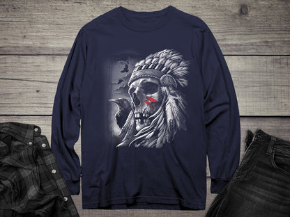 Chief Skull Long Sleeve Tee