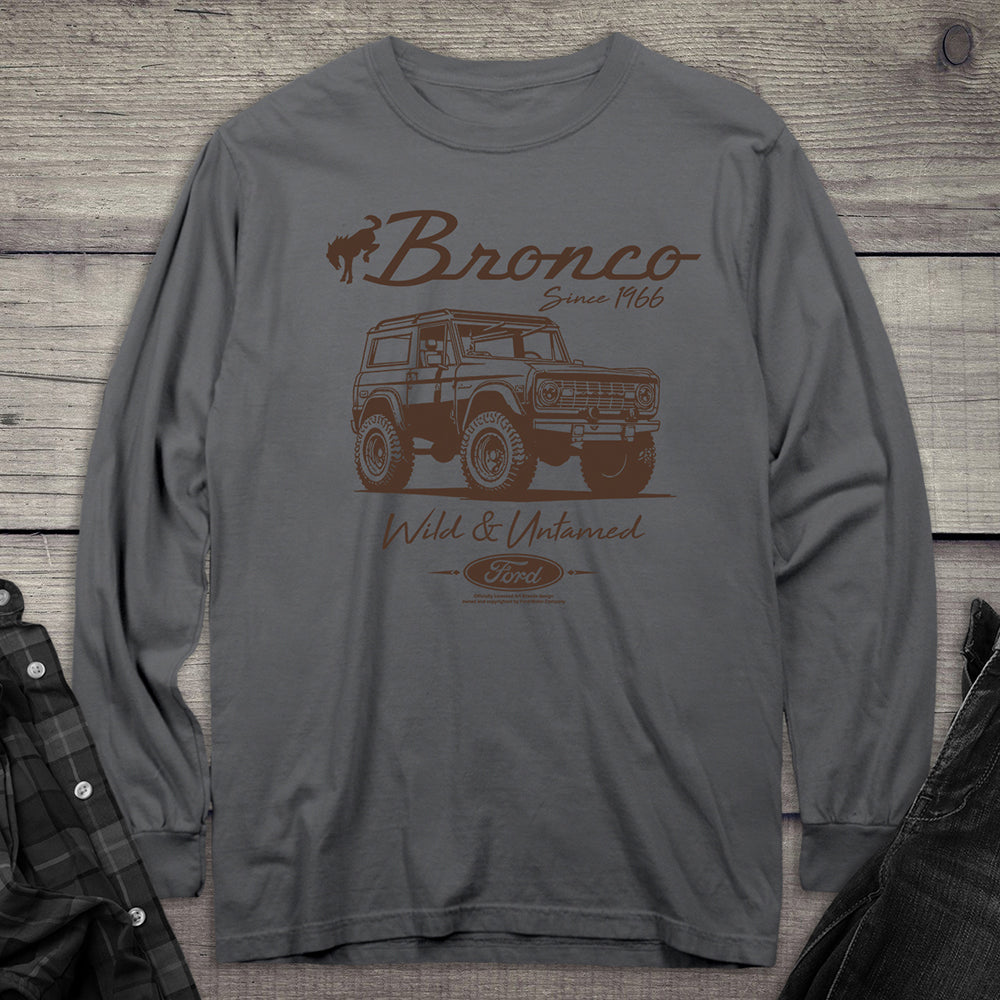 Bronco Wild And Untamed Long Sleeve Tee