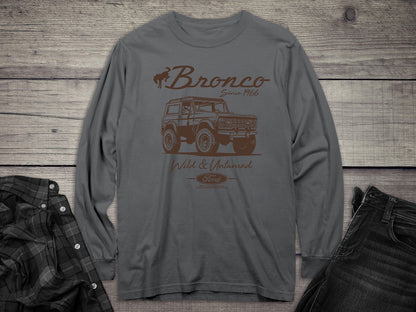 Bronco Wild And Untamed Long Sleeve Tee