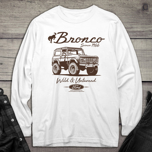 Bronco Wild And Untamed Long Sleeve Tee