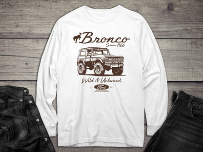 Bronco Wild And Untamed Long Sleeve Tee