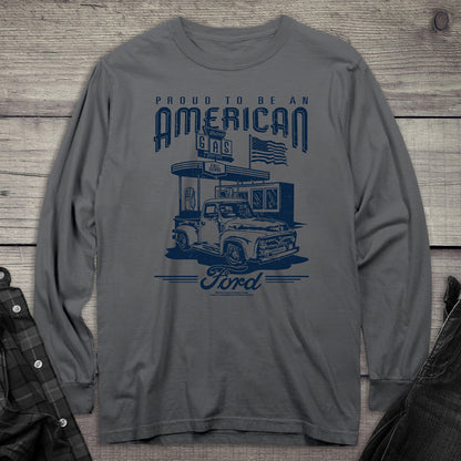 Ford Proud To Be American Long Sleeve Tee