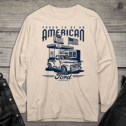 Ford Proud To Be American Long Sleeve Tee