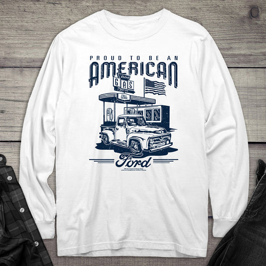 Ford Proud To Be American Long Sleeve Tee