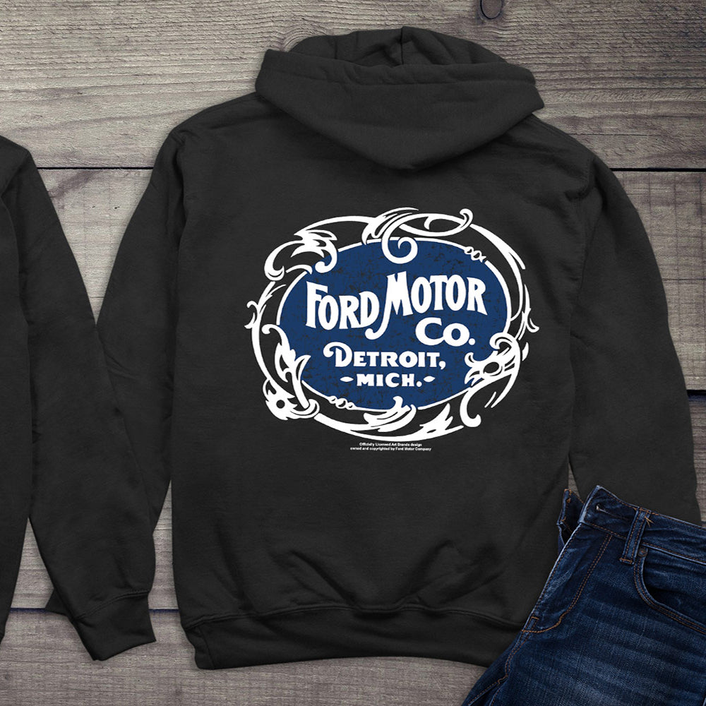 Vintage Ford Motor Co With Crest Hoodie