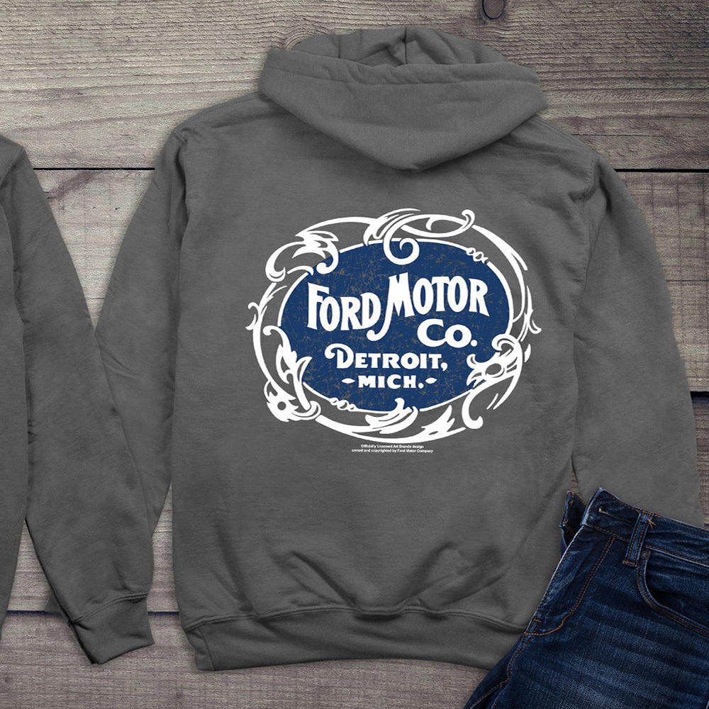 Vintage Ford Motor Co With Crest Hoodie