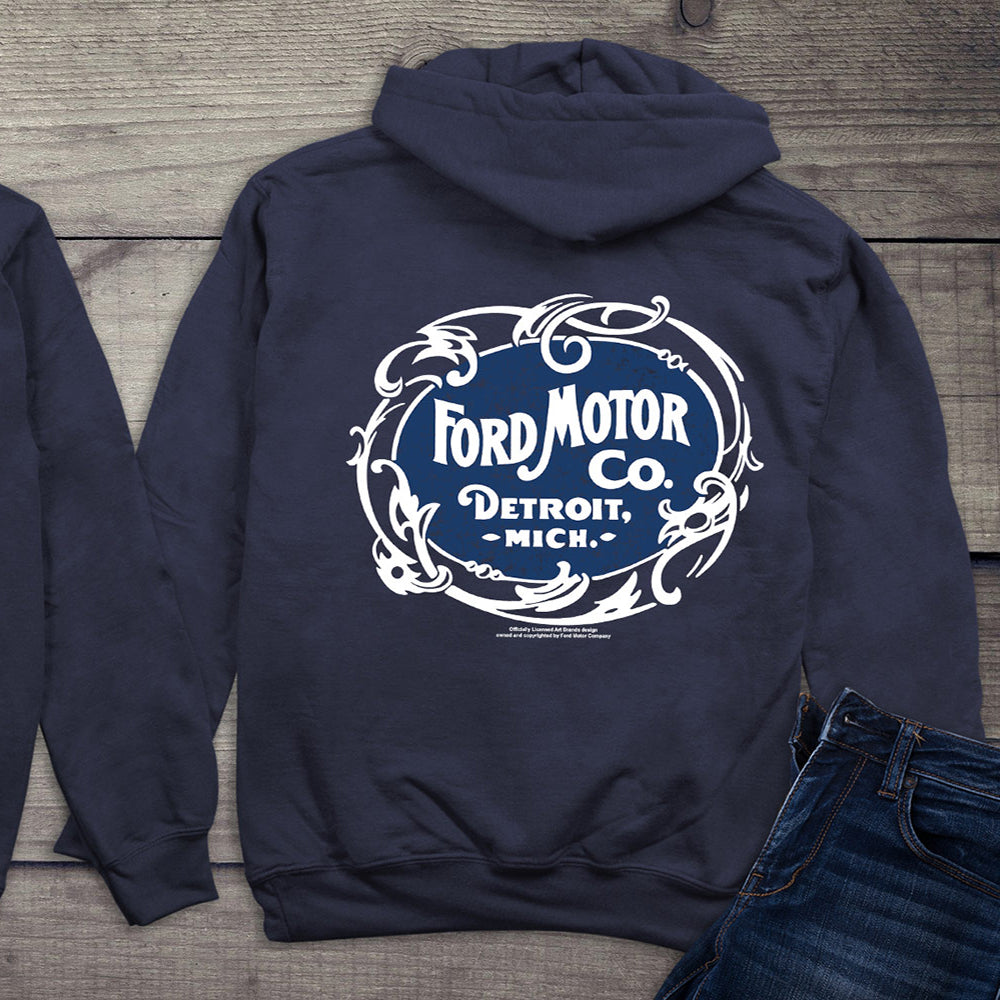 Vintage Ford Motor Co With Crest Hoodie