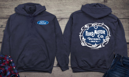 Vintage Ford Motor Co With Crest Hoodie