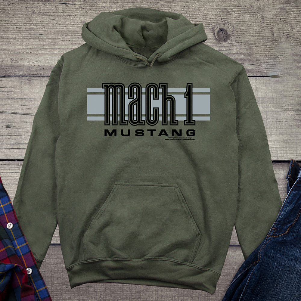 Mustang Mach 1 Logo Hoodie