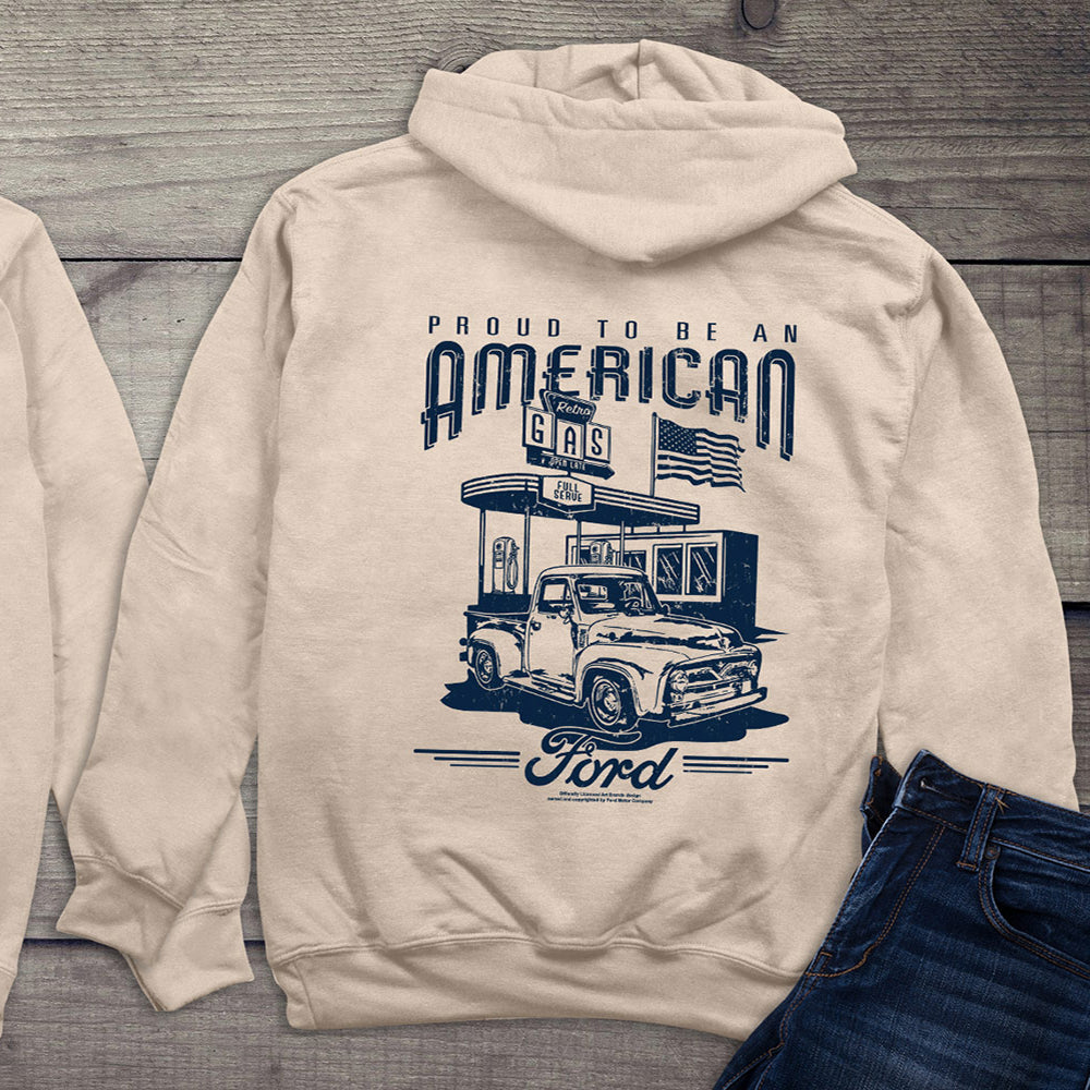 Ford Proud To Be American With Crest Hoodie