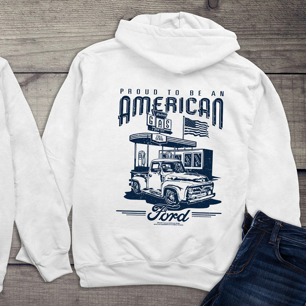 Ford Proud To Be American With Crest Hoodie