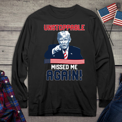 Unstoppable Trump Long Sleeve Tee