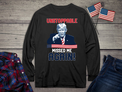 Unstoppable Trump Long Sleeve Tee