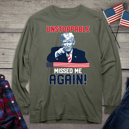 Unstoppable Trump Long Sleeve Tee