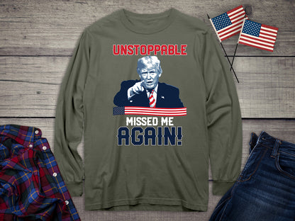 Unstoppable Trump Long Sleeve Tee