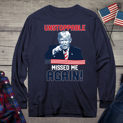 Unstoppable Trump Long Sleeve Tee