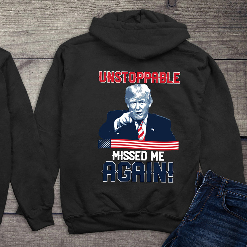 Unstoppable Trump With Crest Hoodie