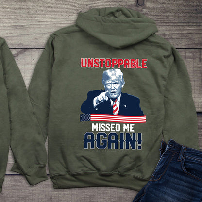 Unstoppable Trump With Crest Hoodie