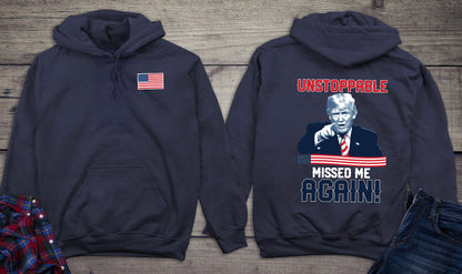 Unstoppable Trump With Crest Hoodie