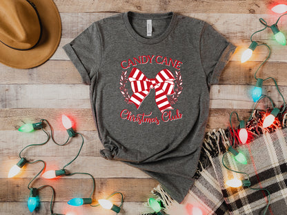 Candy Cane Christmas Club T-Shirt