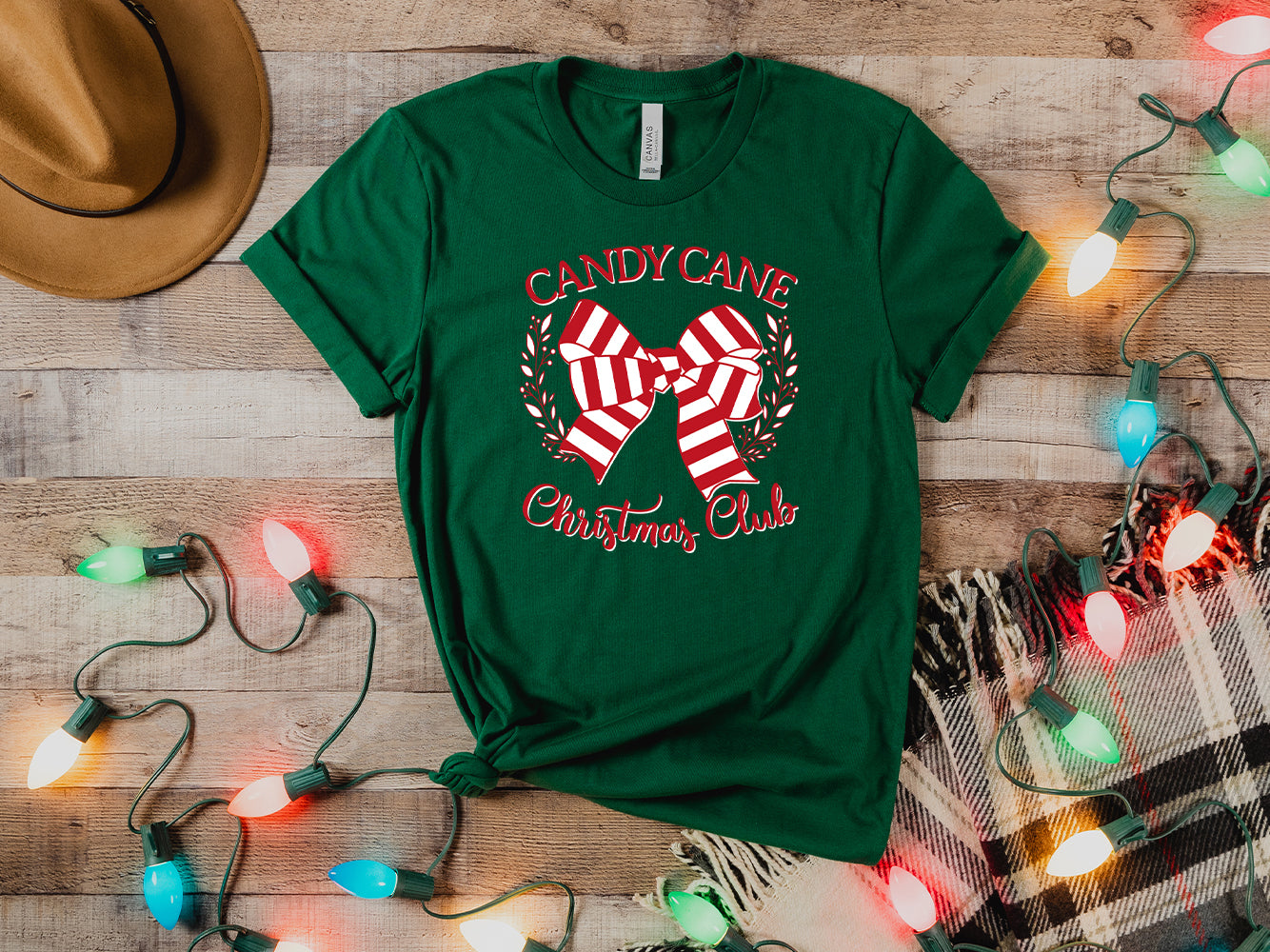 Candy Cane Christmas Club T-Shirt