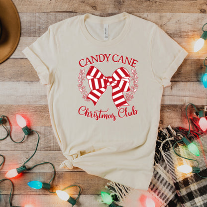 Candy Cane Christmas Club T-Shirt