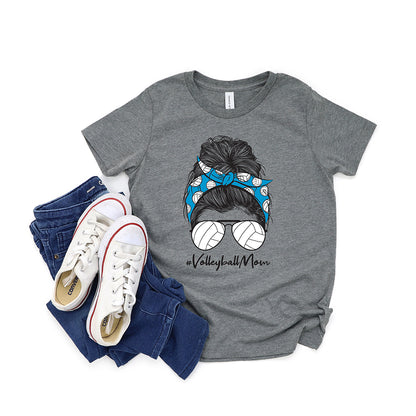 Volleyball Mom Bun T-Shirt