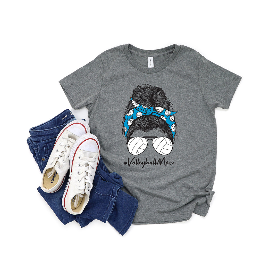 Volleyball Mom Bun T-Shirt