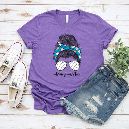 Volleyball Mom Bun T-Shirt