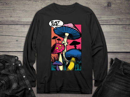 Mushrooms Comic Long Sleeve Tee