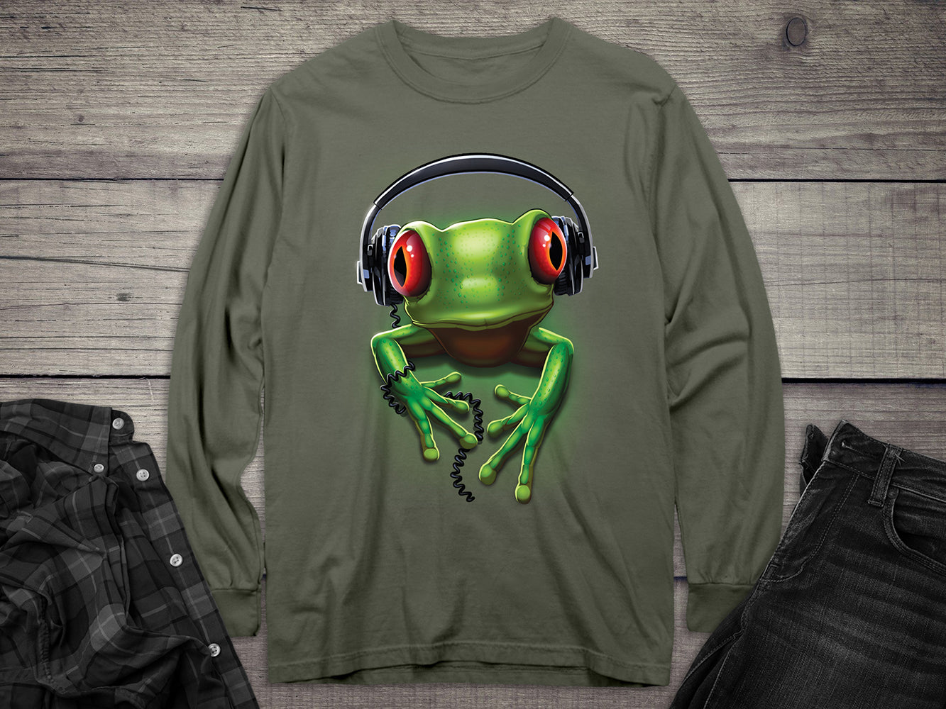 Frog Rock Long Sleeve Tee