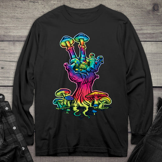 Peace Mushroom Long Sleeve Tee