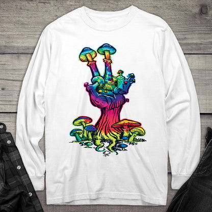 Peace Mushroom Long Sleeve Tee