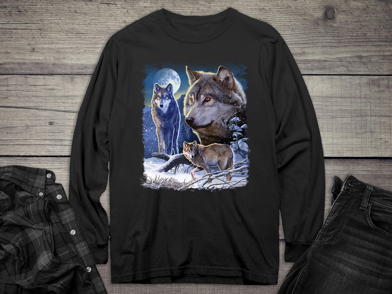 Winter Wolves Long Sleeve Tee