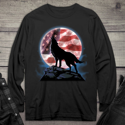 American Howl Long Sleeve Tee