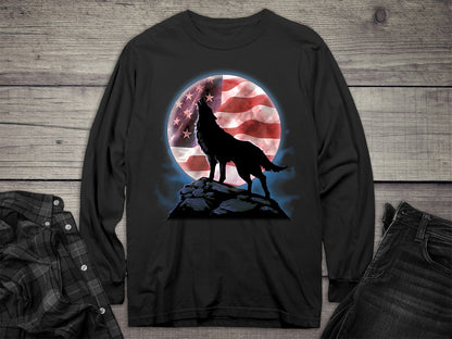 American Howl Long Sleeve Tee