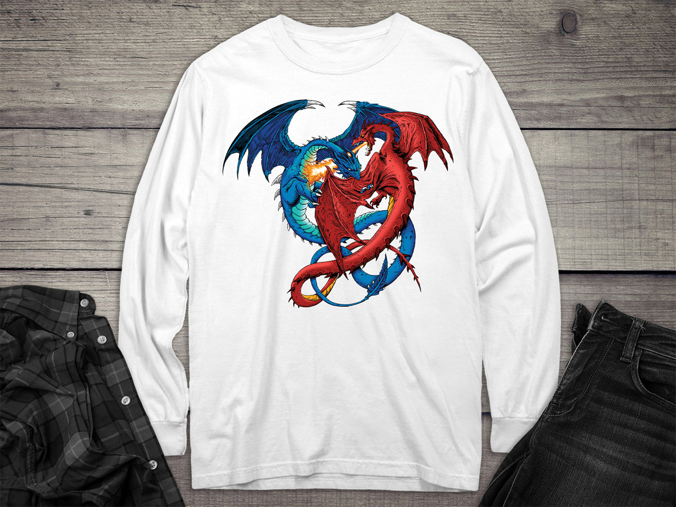 Duel Dragon Long Sleeve Tee