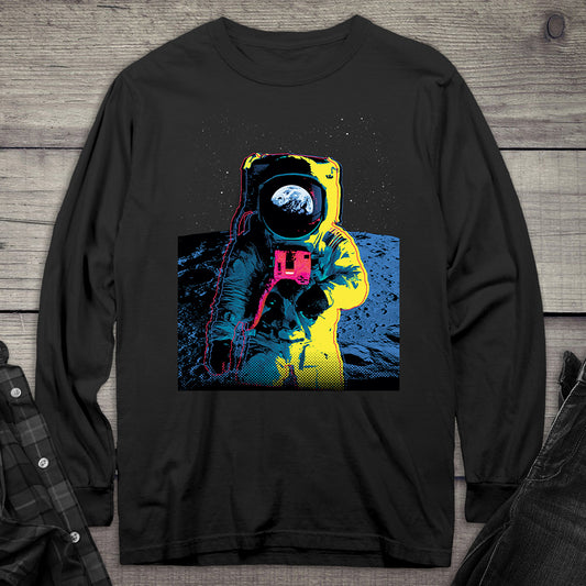 Colorful Astronaut Long Sleeve Tee