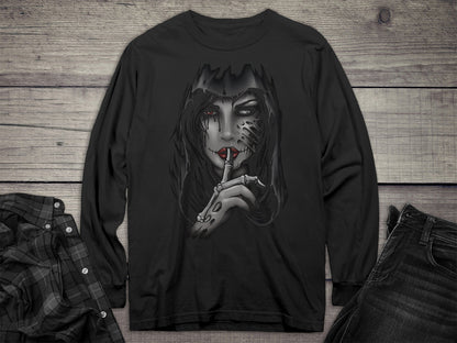 Shh Girl Long Sleeve Tee