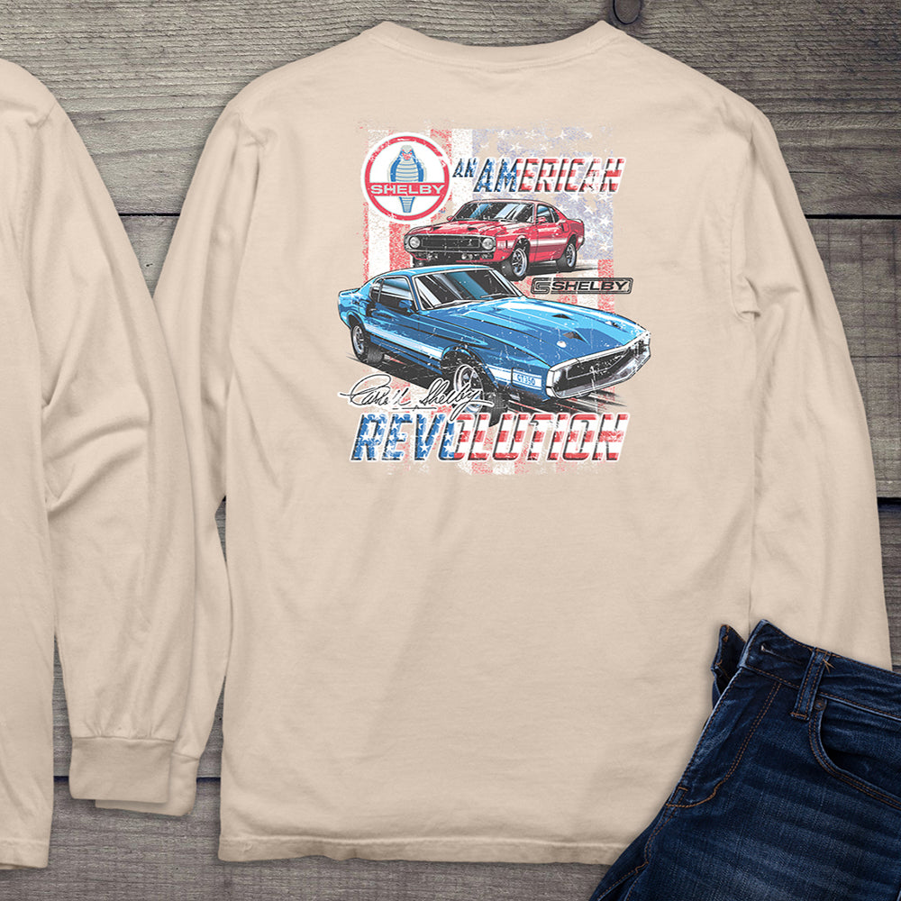 American Revolution With Crest Long Sleeve Tee