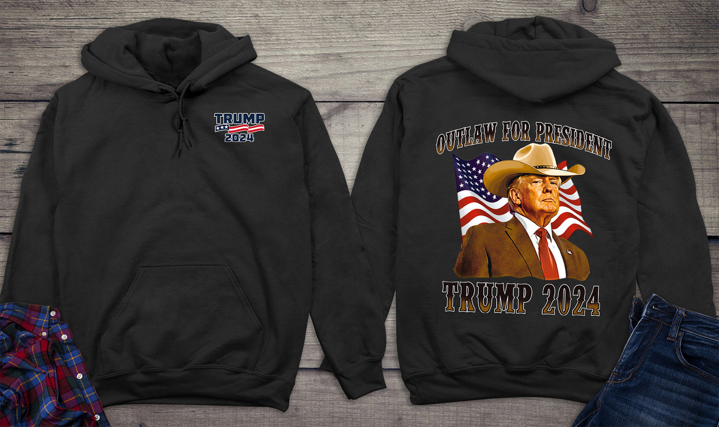 Outlaw 2024 With Crest Hoodie