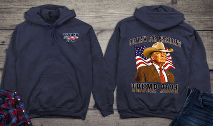 Outlaw 2024 With Crest Hoodie