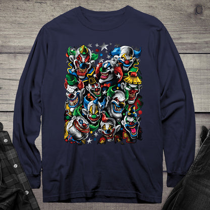 Colored Clowns I Long Sleeve Tee