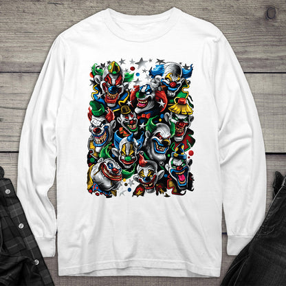 Colored Clowns I Long Sleeve Tee