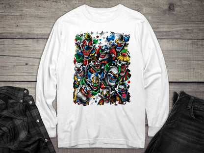 Colored Clowns I Long Sleeve Tee