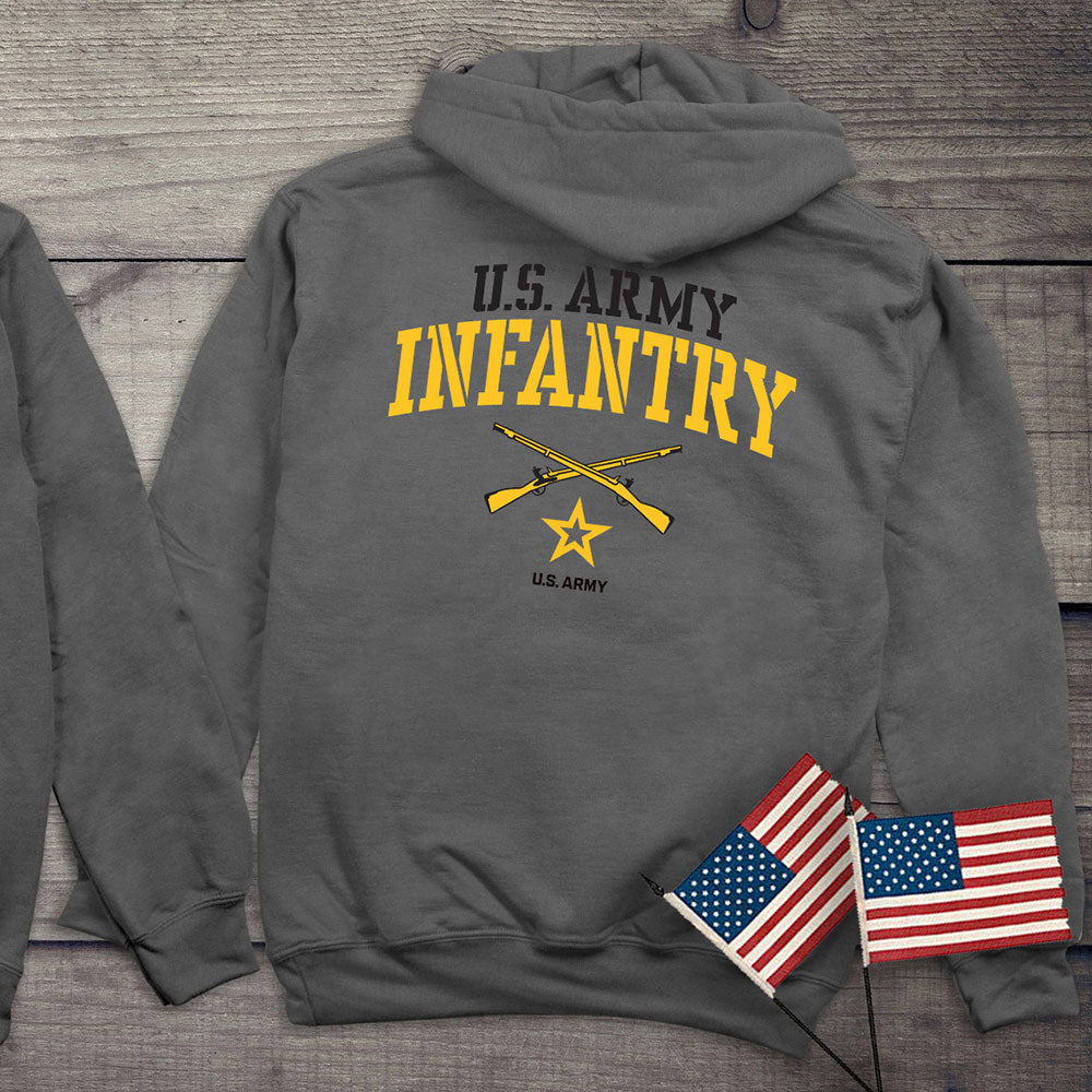 Army Infantry Hoodie W/ Crest